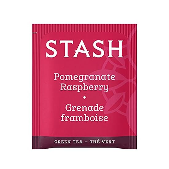Stash Tee Pomegranate Raspberry Grün Tee - Caffeinated, Non-GMO Project Verified Premium Tee with No Artificial Ingredients, 30 Count (Pack of 6) - 180 Bags Total 371965817