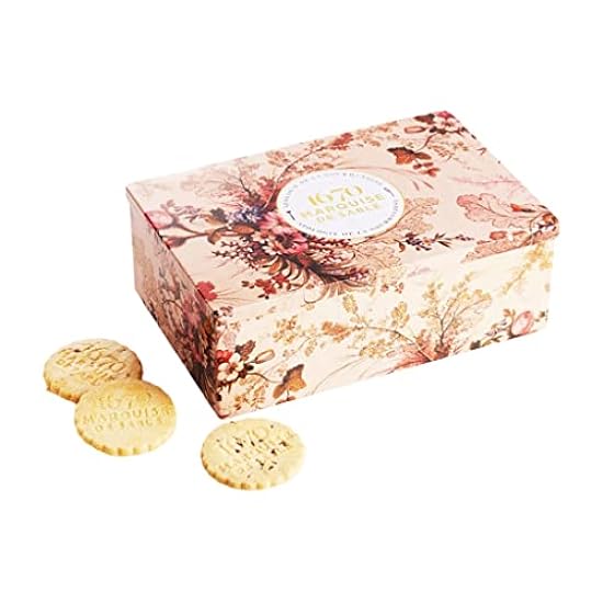 La Sablésienne, Dreaming in the Woods (Songe dans un Sous-bois), Assortment of 3 Pure French Butter Shortbread Cookies in Collectible Tin, 10.5 Oz, Imported 552439490