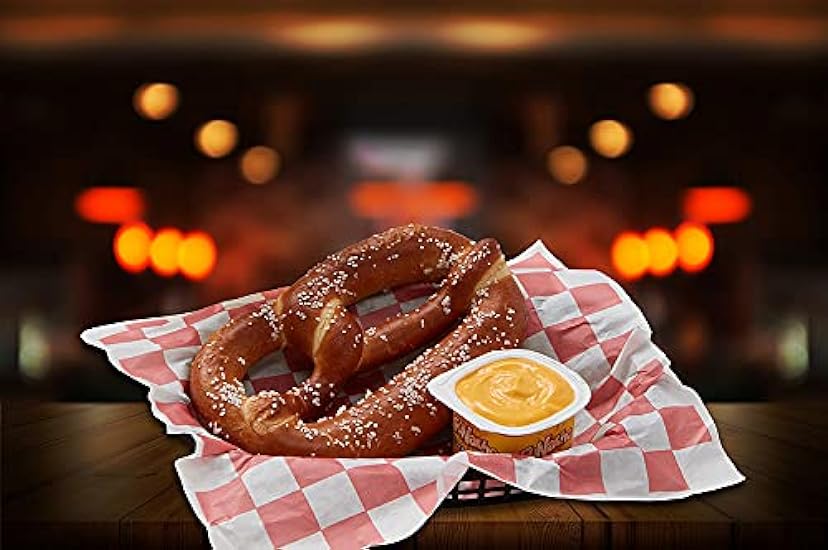 PretzelHaus Bakery Authentic Bavarian Plain Soft Pretzel | Individually Wrapped Pretzels | Pairs Perfectly with FUNacho Cheese, Pack of 25 891350256