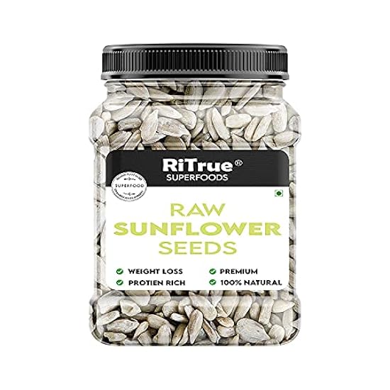 DKM Superfoods Jumbo Raw Sunflower Seeds for Eating 300
