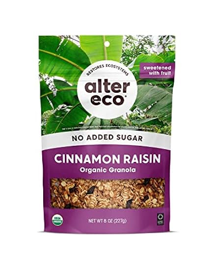 Alter Eco Cinnamon Raisin Granola, Healthy, Organic Frü