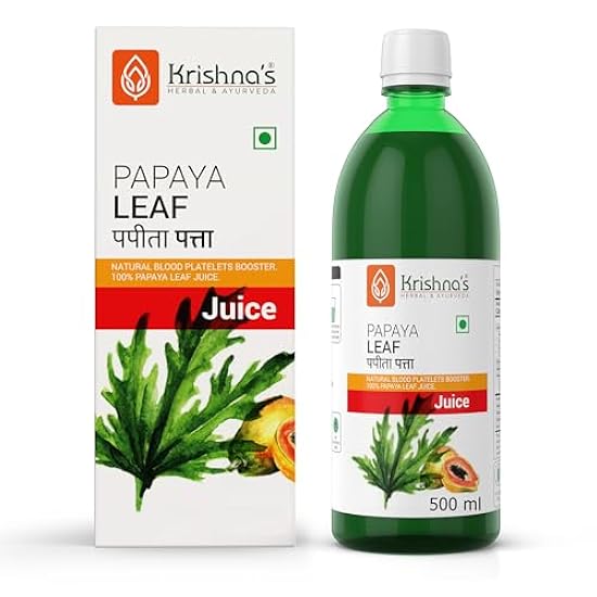Krishna´s Herbal & Ayurveda Papaya Leaf Plate Boos