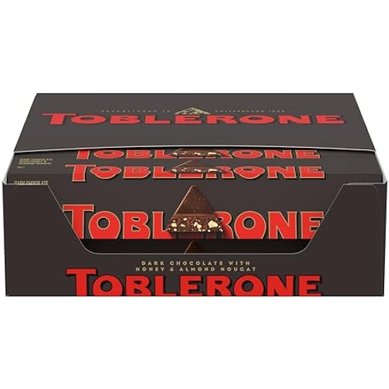 Toblerone Dark Schokolade Bar with Honey and Almond Nou