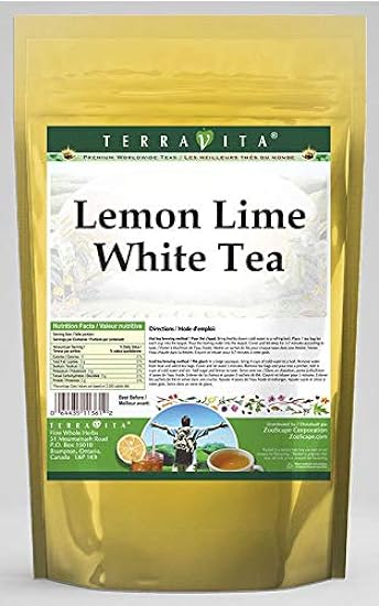 Lemon Lime Weiß Tee (50 Teebeutel, ZIN: 534784) - 3 Pac