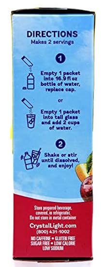 Crystal Light On The Go Fruit Punch Drink Mix, 10-Count Boxes (Pack of 12) 613112510