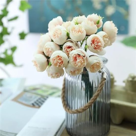 Hcclijo Luxury Tee Rose Peony Rayon Flowers Wedding DIY Home Garden Decoration 282760932