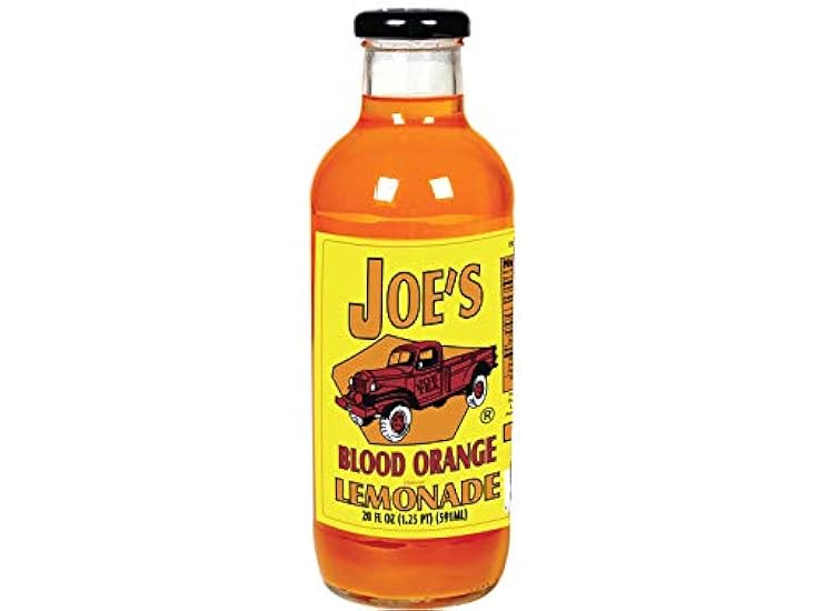 Joe Tee Blood Orange Lemonade, Case Pack of Twelve 20 fl. oz. Bottles 310335640