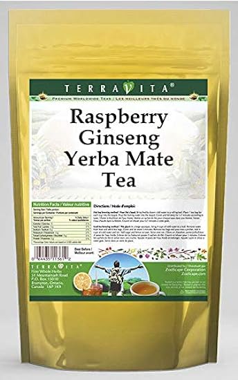Raspberry Ginseng Yerba Mate Tee (50 Teebeutel, ZIN: 56