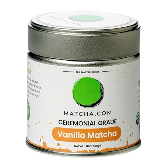 Matcha Kari - Vanilla Matcha Organic Grün Tee Powder - 30 grams - Japanese Ceremonial Grade Matcha with Vanilla 223433620