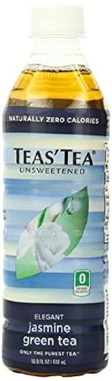 Teas´ Tea, Unsweetened Jasmine Grün Tea, 16.9 Ounc