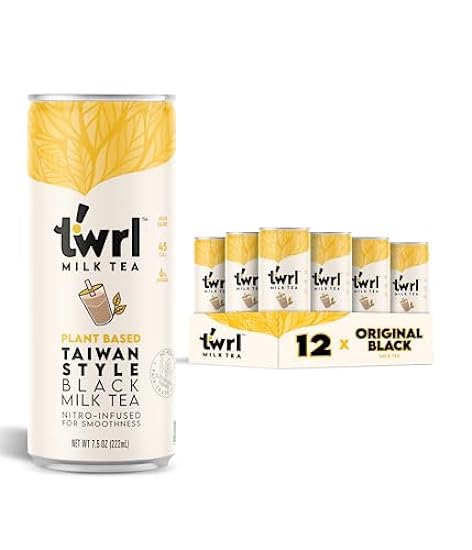 Twrl Milk Tee - Taiwan Style Schwarz Milk Tee Made with