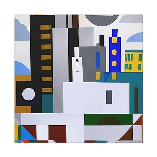 Modernist Embrace Harmony - Canvas 36″ x 36″ / Premium Gallery Wraps (1.25″) 222953840