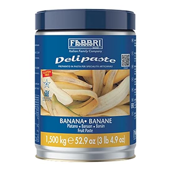 Fabbri Delipaste Banana, Flavoring Compound for Gelato,
