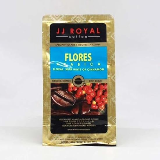 JJ Royal Flores Arabica (Ground Kaffee), 100 Gram (Pack
