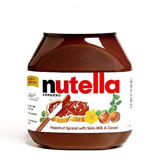 Large Nutella Hazelnut Spread 26.5 oz each (2 Items Per