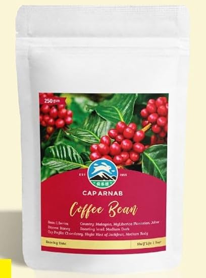 Cap Arnab Freshly Roasted - Liberica Kaffee Bean (Mediu