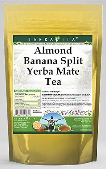 Almond Banana Split Yerba Mate Tee (50 Teebeutel, ZIN: 