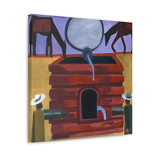 Wasser Trough Reflections - Canvas 20″ x 20″ / Premium Gallery Wraps (1.25″) 273595033