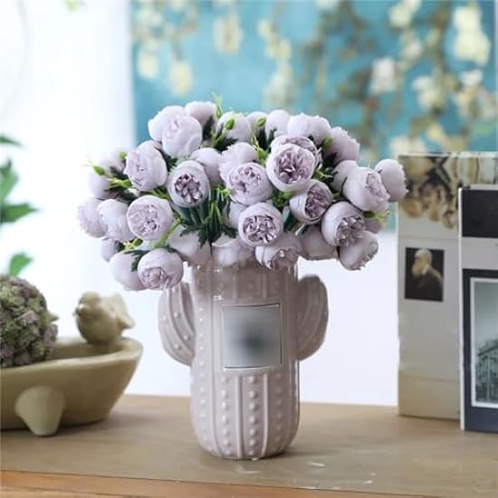 Hcclijo Luxury Tee Rose Peony Rayon Flowers Wedding DIY Home Garden Decoration 282760932