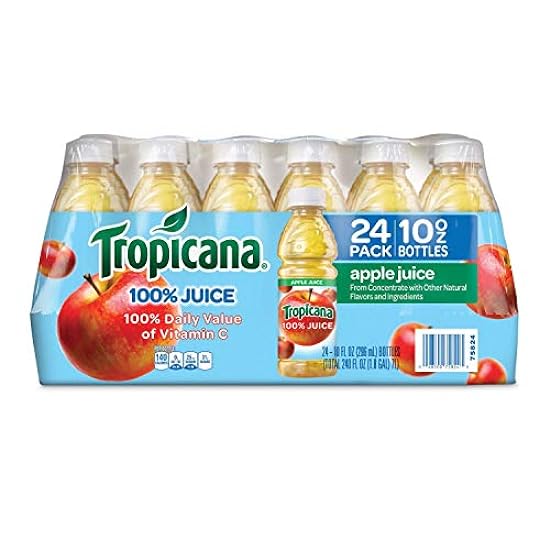 Tropicana 100% Apple Juice 10 oz, 24 pk. (pack of 3) A1