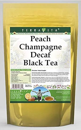 Peach Champagne Decaf Schwarz Tee (50 Teebeutel, ZIN: 5