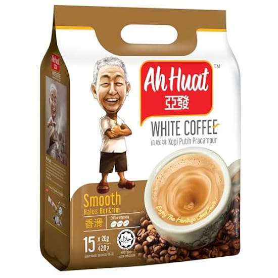 Grünpeacelove Ah Huat Smooth Weiß Kaffee 15 Sachets (10 Pack) 949872713