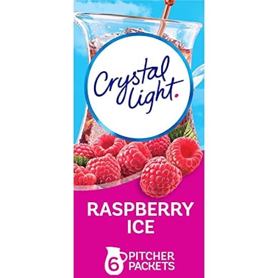 Crystal Light Sugar-Free Raspberry Ice Low Calories Pow