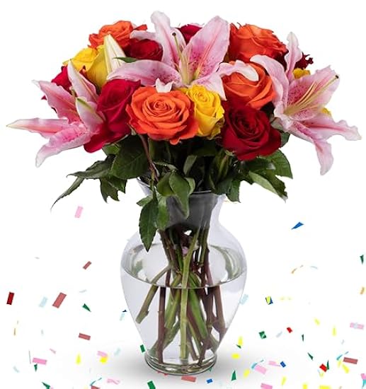 Benchmark Bouquets Big Blooms, Next Day Prime Delivery, Farm Direct Fresh Cut Flowers, Gift for Anniversary, Birthday, Congratulations, Get Well, Home Décor, Sympathy, Valentine’s Day 418911039