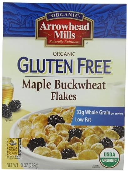 Organic Gluten Free Maple Buckwheat Flakes 10 Ounces (C