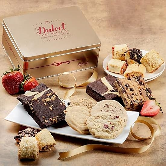 Dulcet Gift Basket Gourmet Signature Variety of Cookie 