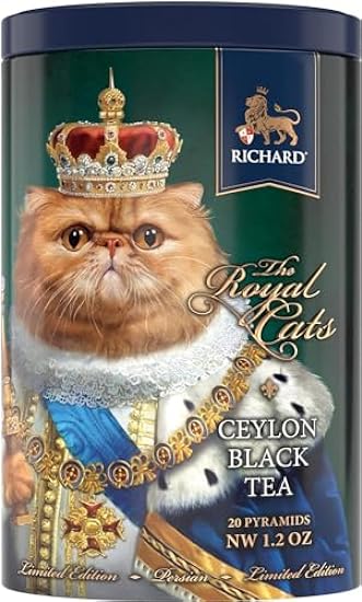 RICHARD Royal Cats, Persian, classic black tea in pyram