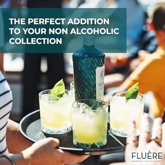 FLUÈRE Floral Botanical Blend | Gin Alternative | Premium Non-Alcoholic Distilled Spirit | Alcohol-Free Spirit Alternative for Zero Proof Cocktails 212943571