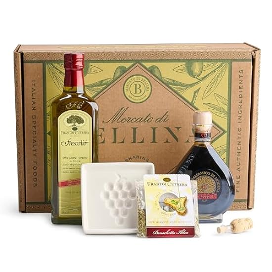 Bellina Gourmet Olive Oil and Balsamic food Gift Set - 