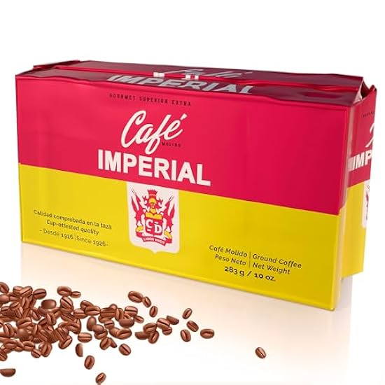 Cafe Imperial Ground Kaffee 10 Oz for Espresso Machine,