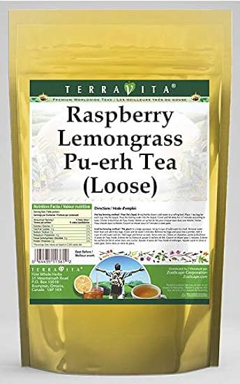 Raspberry Lemongrass Pu-erh Tee (Loose) (8 oz, ZIN: 535