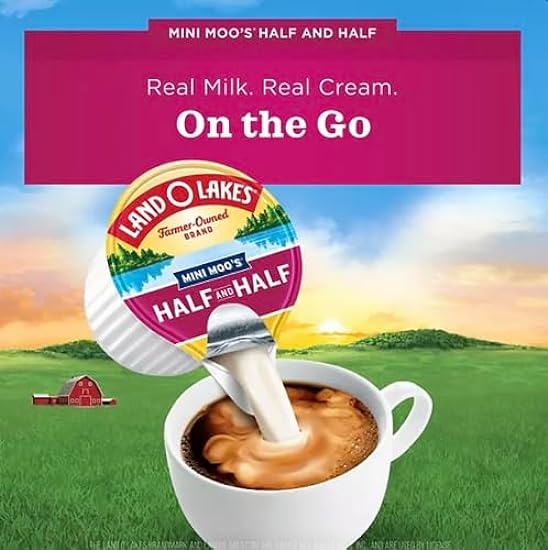 Kaffee Creamer Singles Mini Moo’s Half & Half Creamer Singles, 192 Count (2 Pack) 596162022