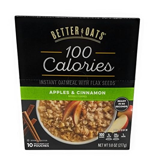 Better Oats Instant Oatmeal Apples & Cinnamon 9.8 ounce