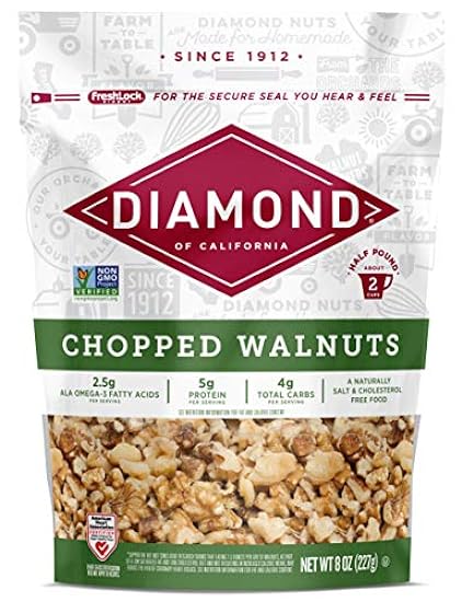 Diamond of California Chopped Walnuts, 8 oz - 12 count 172512353