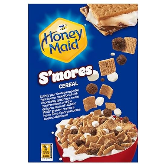 Post Honey Maid S´mores Frühstück Cereal, Sweetened Corn and Wheat Cereal, Frühstück Snacks 12.25 oz 32941113