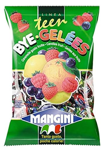 Mangini, Italian Mini Fruit Jelly Candy (Bye Gele) 150g