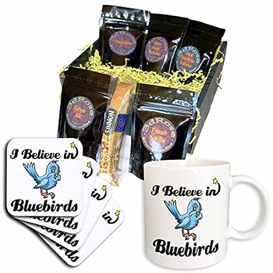 3dRose cgb_104845_1 I Believe in Blaubirds-Kaffee Gift 