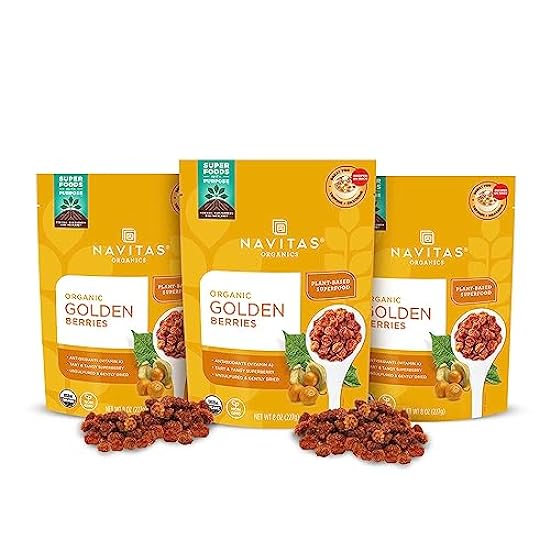 Organic Golden Berries Sharable Adult Snacks, Sweet and