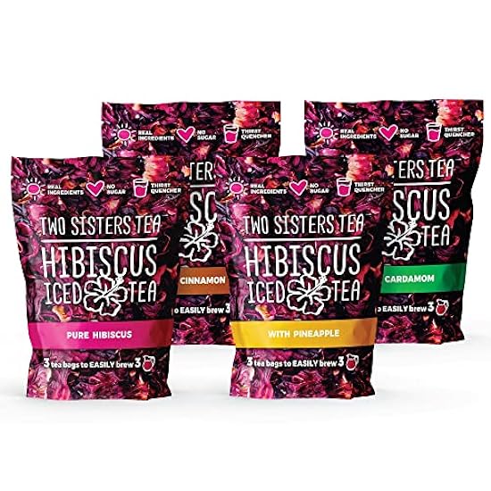 Two Sisters Hibiscus Family Sized Tee Bags | Hibiscus T