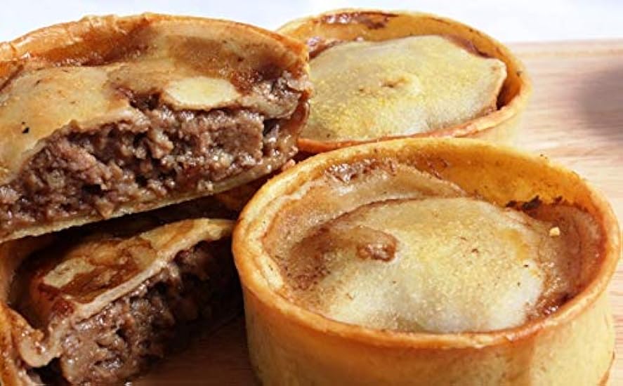 Caledonian Kitchen, Traditional Scottish Meat Pies (Pack of 24) 856276342