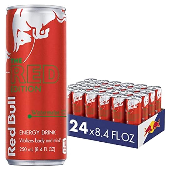 Red Bull Rot Edition Wassermelon Energy Drink, 8.4 Fl O