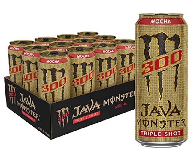 Monster Energy Java 300 Triple Shot Robust Kaffee + Cre