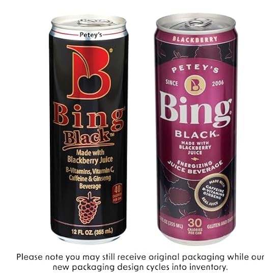 Bing Beverage Company Bing Schwarz, 40 Calories, 12 Fl Oz (Pack of 24) 617479858