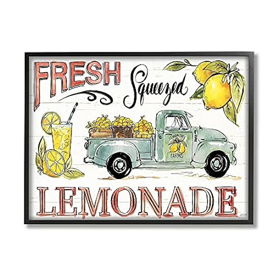 Stupell Industries Fresh Squeezed Lemonade Truck Countr