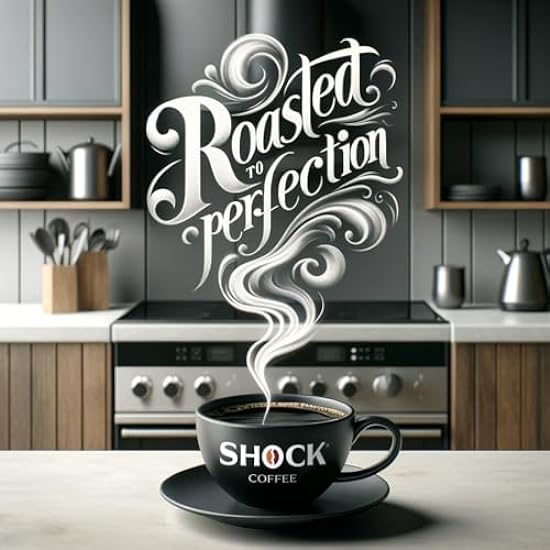 Shock Kaffee - Bold all Arabica Med-Dark Roast Ground, Fresh Look - Richer Taste, 3 pounds 652697316