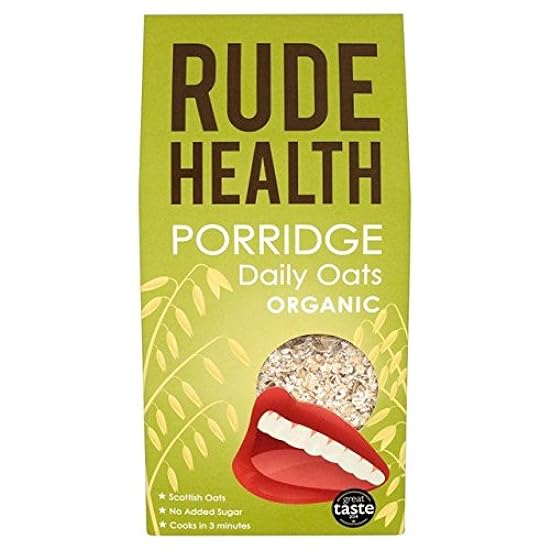 Rude Health Organic Porridge Daily Oats 500g - Pack of 